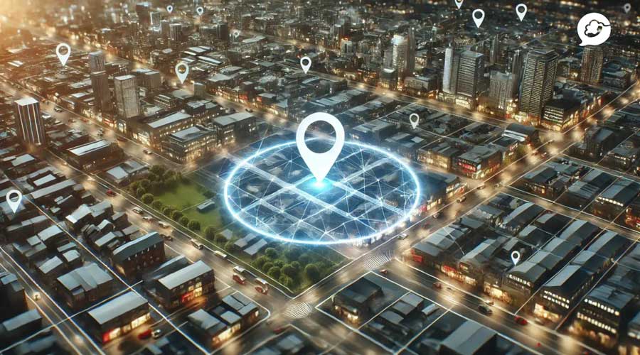 ارسال پیامک مکان‌محور بر اساس GPS و لوکیشن دقیق (Geo-Fencing SMS)
