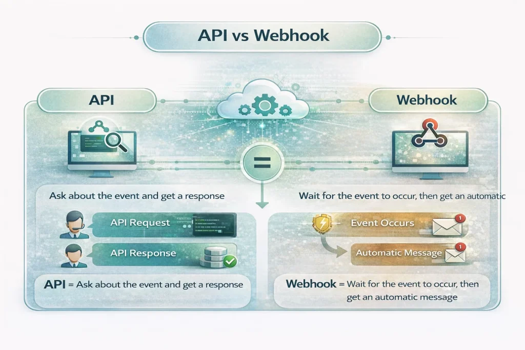 تفاوت api و وب هوک | نواتل