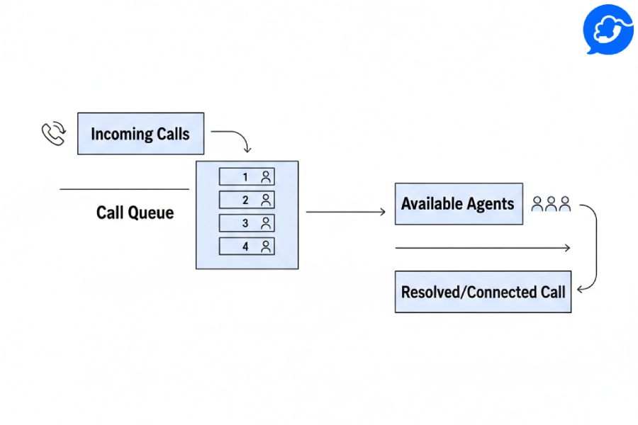 صف و توزیع تماس