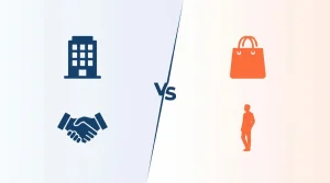 تفاوت فروش b2b و b2c