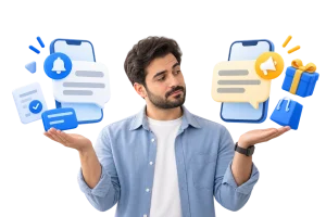 تفاوت پیامک خدماتی با پیامک تبلیغاتی چیست؟