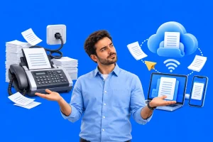 فکس با خط اینترنتی
